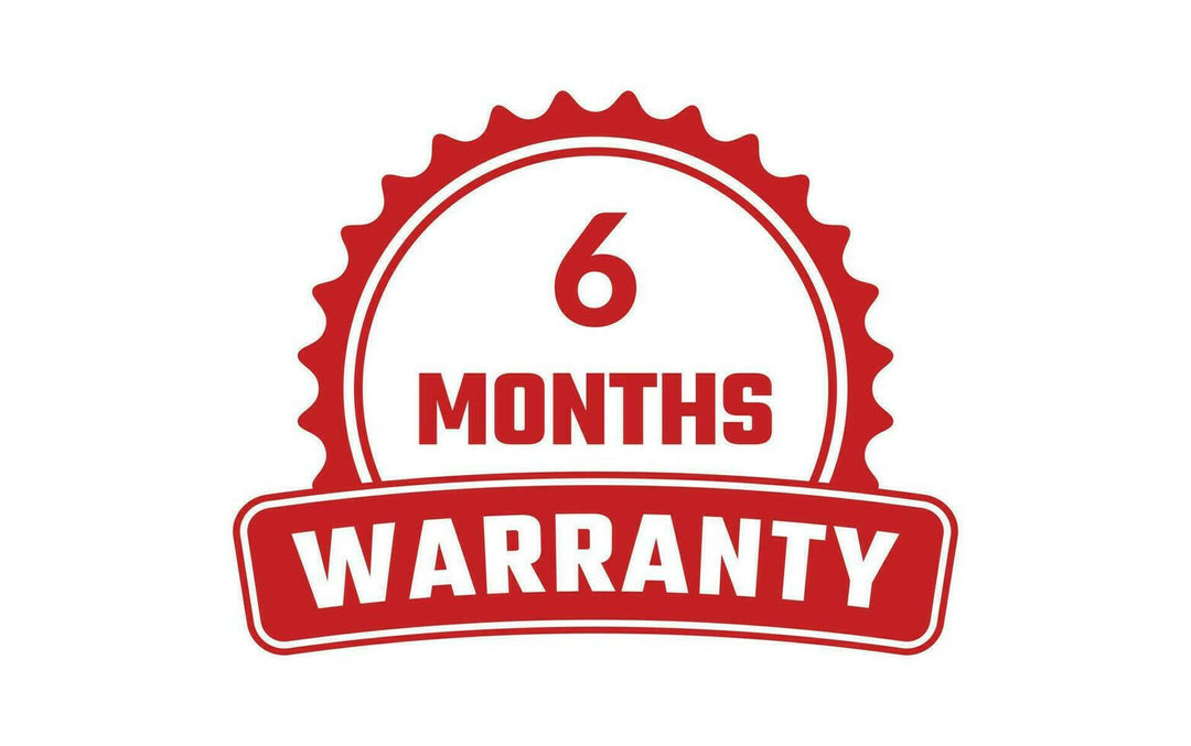 6 Months Warranty