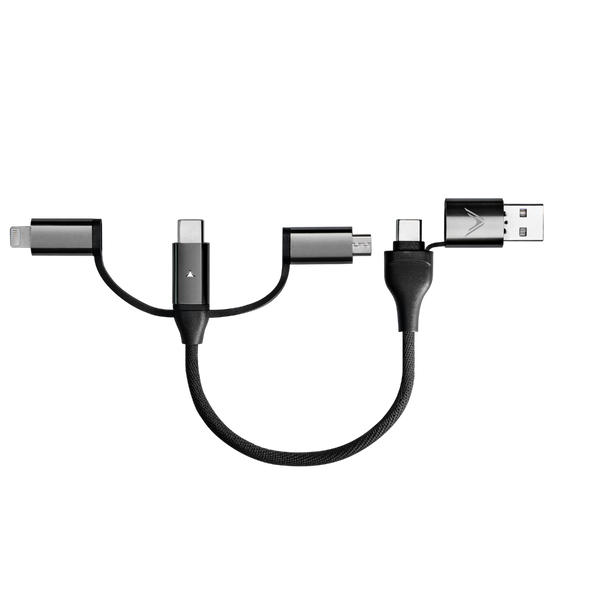 Short 0.2m zeus x 6 in 1 universal multi cable, charge all your devices