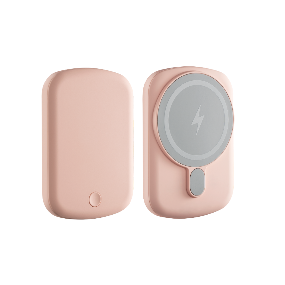 Pink Pixy Go 5000mAh Thin MagSafe Wireless Power Bank