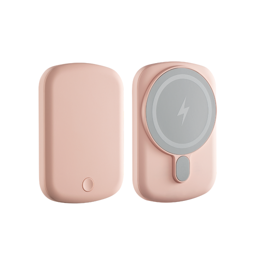Pink Pixy Go 5000mAh Thin MagSafe Wireless Power Bank